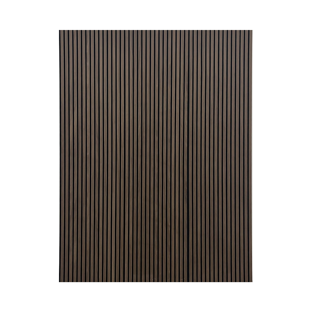 000dark smoke oak Soundproof Wooden Slat Acoustic 